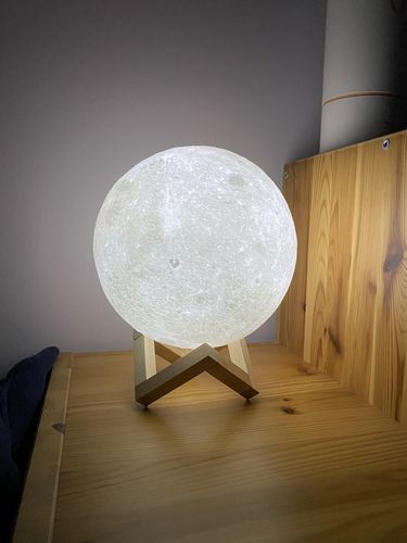 Customer photo review of The Original Moon Lamp™