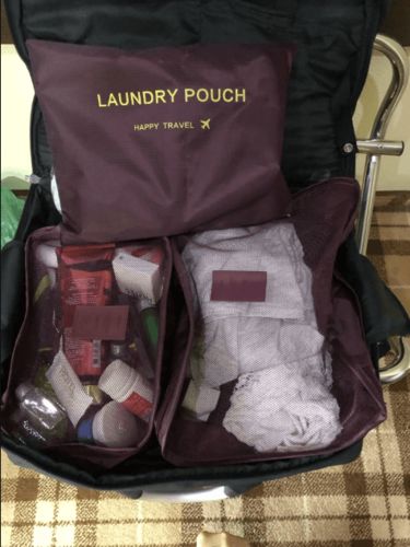 Customer photo review of NoirWild™ Luggage organizer (6 pcs/set)