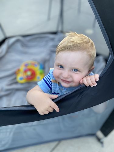 Customer photo review of Pop N' Go® Playpen
