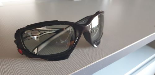 Customer photo review of MRY Replacement Lenses for Oakley Racing Jacket Vented