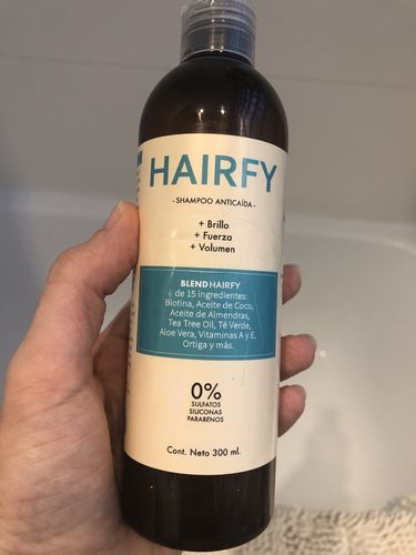 Customer photo review of Shampoo Hairfy - 4 unidades