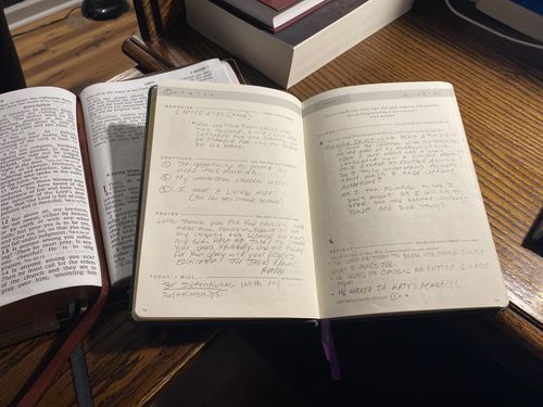 Customer photo review of The Daily Kairos Journal 2-Pack