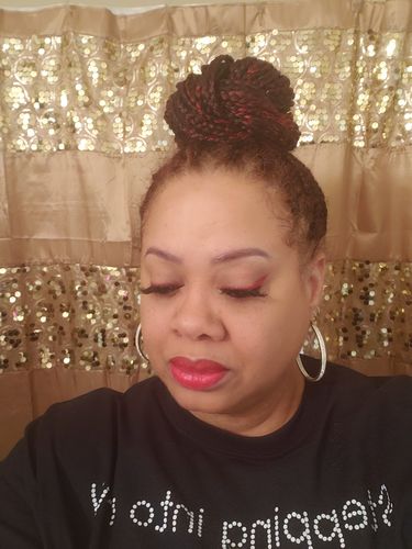Customer photo review of Ez Braid - Spetra Synthetic Braid 26"