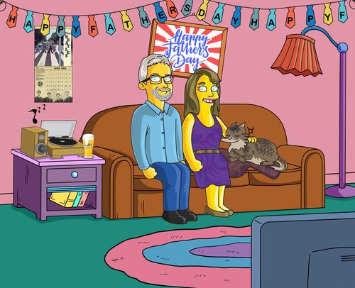 Customer photo review of SimpsonifyMe