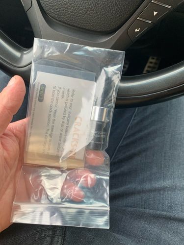 Customer photo review of Premium Glas Reparatur-Kit