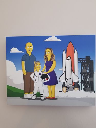 Customer photo review of SimpsonifyMe