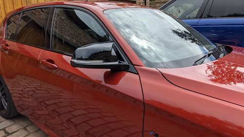 Customer photo review of MHC Black BMW M Style Wing Mirror Replacement Covers In Gloss Black