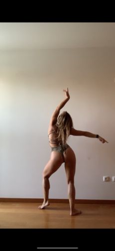 Customer photo review of Tangled Kiss Bodysuit - Cinnamon Smoke