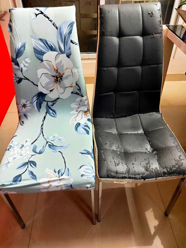 Customer photo review of Magic Universal Chair Cover