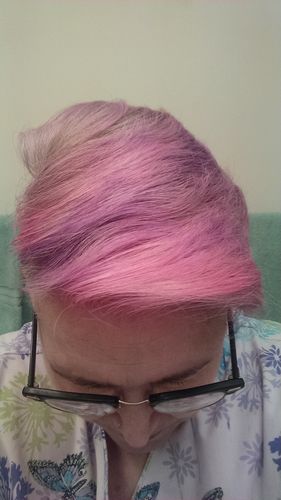Customer photo review of Hair Color Wax