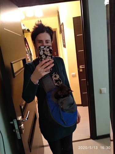 Customer photo review of Petyfy™ Shoulder Dog Bag