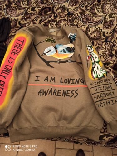 Customer photo review of "Wes Lang Bird" Sweatshirt