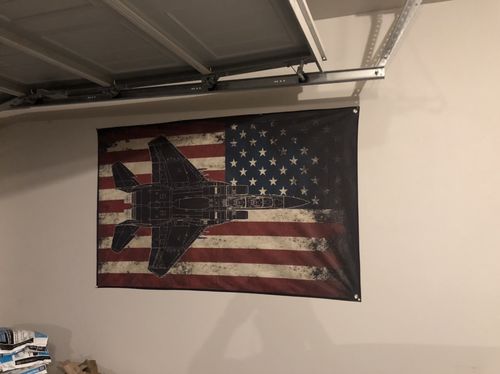 Customer photo review of F-15E Vintage Flag