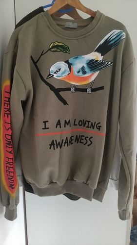 Customer photo review of "Wes Lang Bird" Sweatshirt