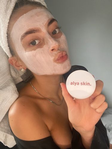 Customer photo review of Alya Skin Pink Clay Mask (120g)