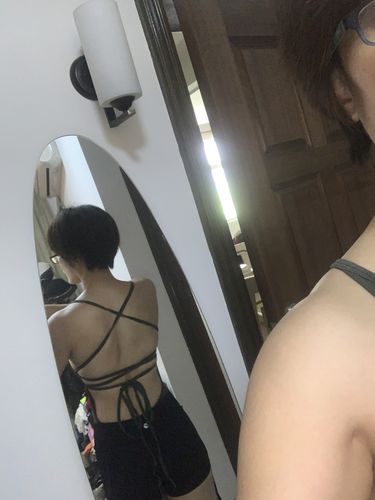 Customer photo review of Tangled Kiss Bodysuit - Olive Ash