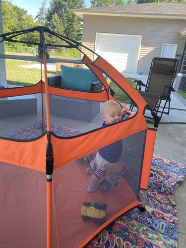 Customer photo review of Pop N' Go® Playpen
