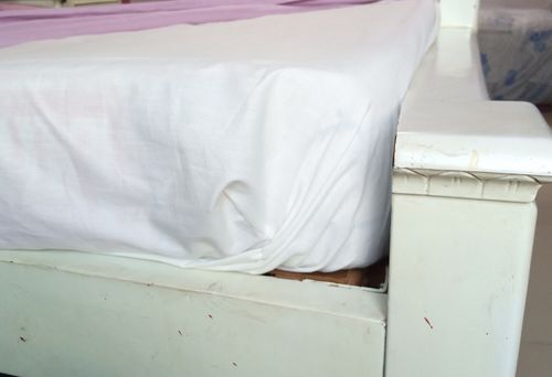 Customer photo review of White-Basic Fitted Sheet