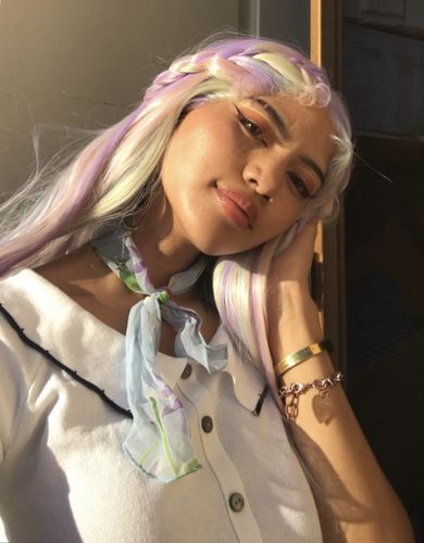 Customer photo review of Pastel|Synthetic Swiss Lace Front Wig