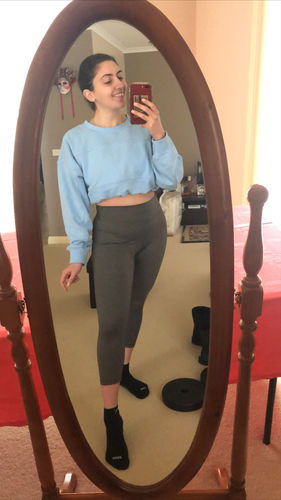 Customer photo review of Adjustable Cropped Jumper