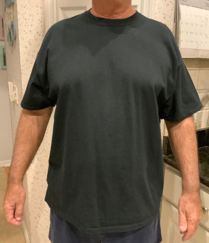 Customer photo review of Sometimes We Get Lucky Aircraft Mechanic Shirt