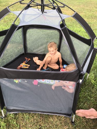 Customer photo review of Pop N' Go® Playpen