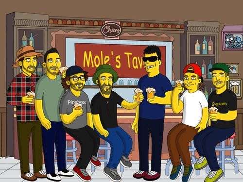 Customer photo review of Personalized Cartoon Portrait