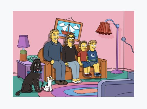 Customer photo review of SimpsonifyMe