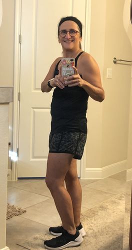 Customer photo review of Elite Shorts - 3.5''- Grey Leopard