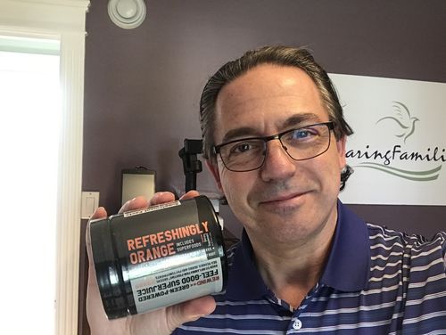 Customer photo review of Green SuperJuice (Refreshingly Orange Flavor)