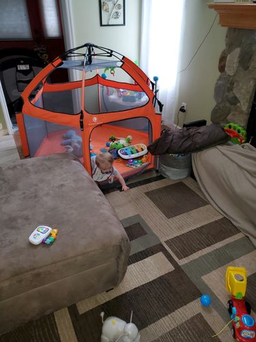 Customer photo review of Pop N' Go® Mattress Cover