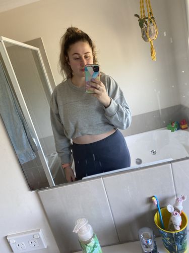Customer photo review of Adjustable Cropped Jumper