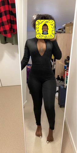 Customer photo review of Combinaison moulante avec fermeture