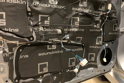 Customer photo review of SoundSkins Pro Door Kit