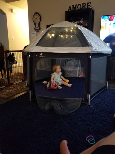 Customer photo review of Pop N' Go® Playpen