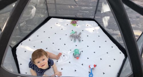 Customer photo review of Pop N' Go® Playpen