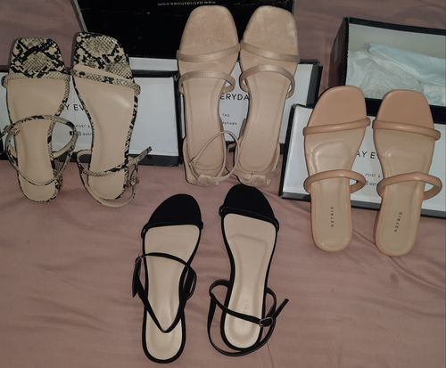 Customer photo review of Charie Snakeskin Beige