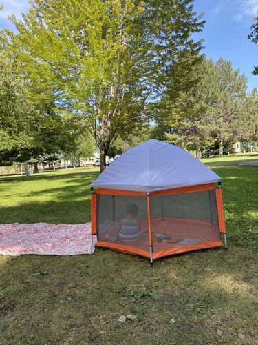 Customer photo review of Pop N' Go® Playpen