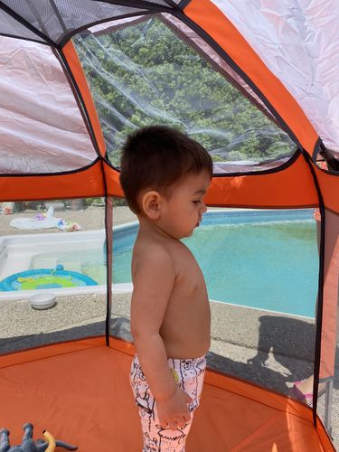 Customer photo review of Pop N' Go® Playpen