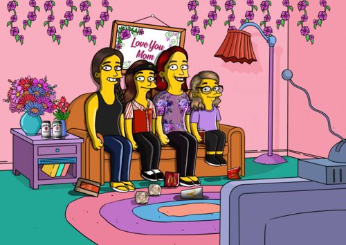 Customer photo review of SimpsonifyMe