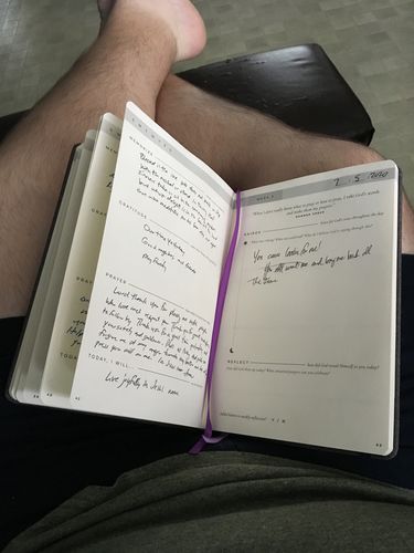 Customer photo review of The Daily Kairos Journal 2-Pack