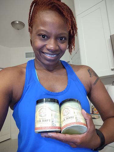 Customer photo review of Nae Nae's 9oz Hair Boost Special