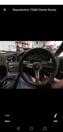 Customer photo review of Pre-Order SALE - Dry Carbon Fiber Gauge Cluster Overlay
