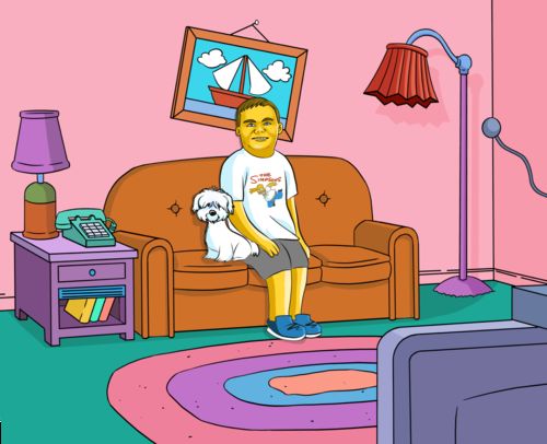 Customer photo review of SimpsonifyMe