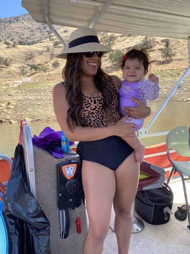 Customer photo review of Traveler Top | Leopard Print