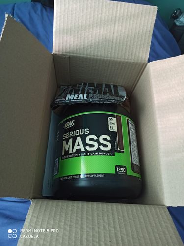 Customer photo review of Optimum Nutrition Serious Mass Ganador de Masa 6 Lb