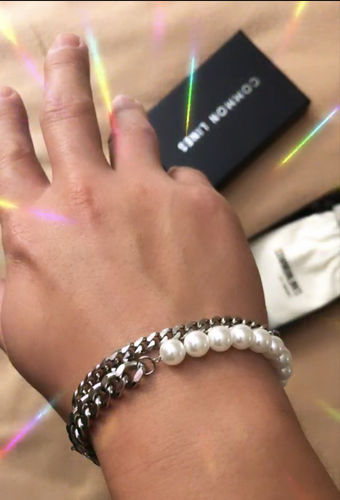 Customer photo review of The Pearl Bracelet