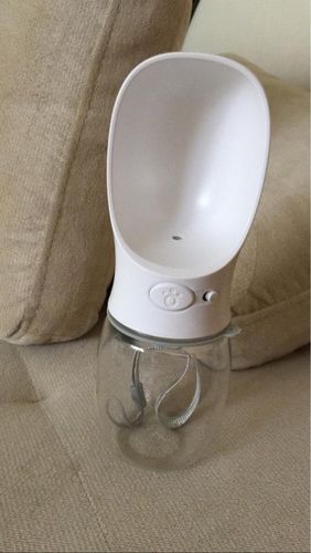 Customer photo review of Dog Travel Water Bottle