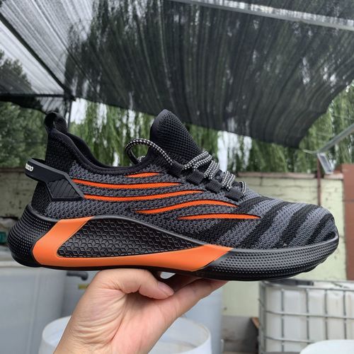 Customer photo review of fansgemacht Neue Männer modische Anti-Smash Sicherheitsschuhe