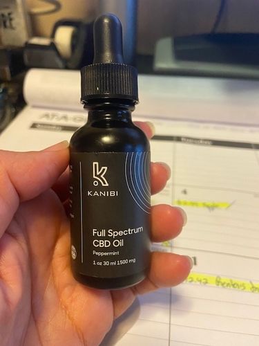 Customer photo review of Full Spectrum CBD Oil Tincture